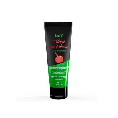 Lubrificante à base de água com Sabor de Maçã do Amor - Intt Maçã do Amor | 50ml