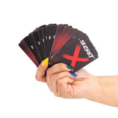 Jogo de Cartas Secret X "Aceita o Desafio?" - Jogos Secretos