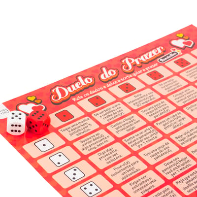 Jogo Duelo do Prazer "Romântico" - Diversão ao Cubo