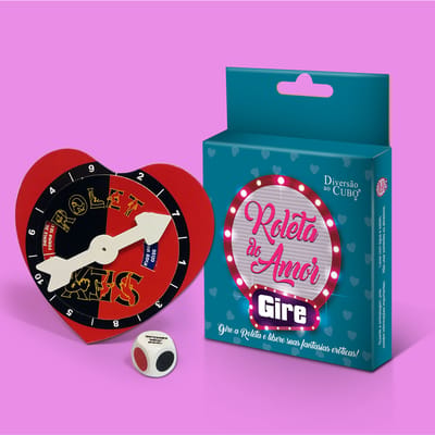 Jogo Roleta do Amor com Dado Erótico - Diversão ao Cubo