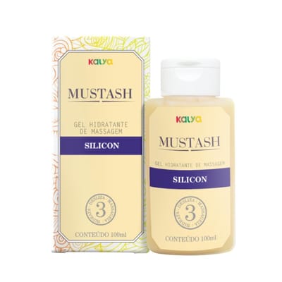Lubrificante Corporal em Gel à Base de Silicone - Kalya Mustash Silicon | 100 ml