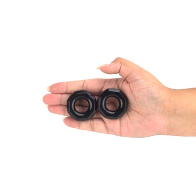 Kit com 2 Anéis Penianos em TPE - Chisa GK Power Cadiluck | 4,2 x 1,9 cm