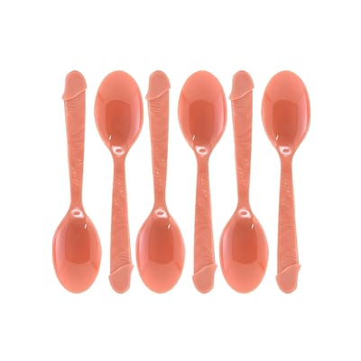 Kit com Colheres em Formato de Pênis - Sexy Import | 6 Unidades