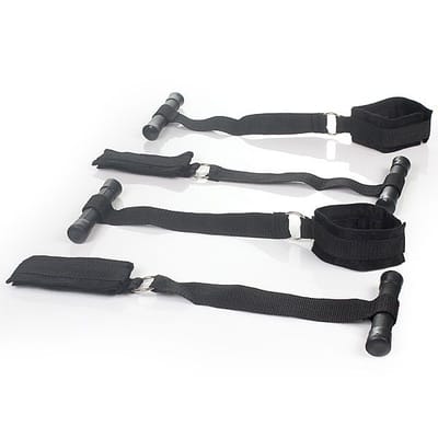 Kit Bondage com 4 Amarras para Prender na Porta - Fetiche Playgirl | Disponível em 4 Cores