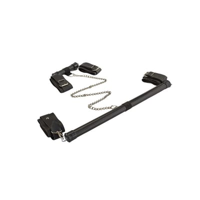 Kit Bondage com Separador de Pernas e Braços, Correntes e Par de Algemas - Brasil Fetiche | Disponível em 3 Cores