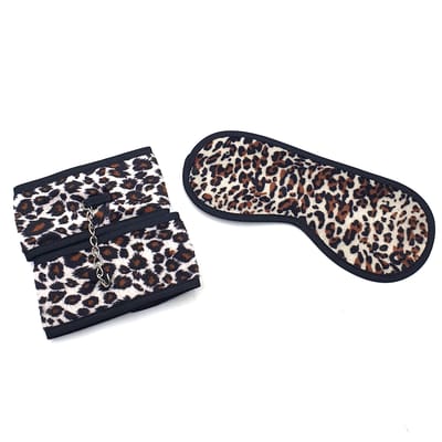 Kit Venda e Par de Algemas com Corrente - Sexy Fantasy Linha Sado | Disponível em 3 Cores