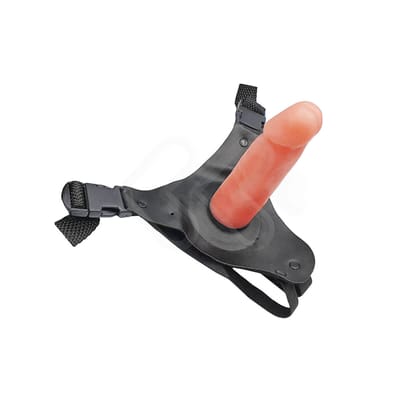 La Pimienta Sado - Cinta Peniana com Prótese Realística em Formato de Pênis sem Vibro - 12 x 3,8 cm