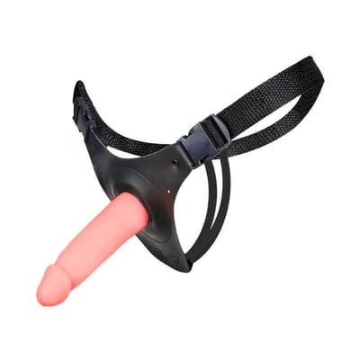 La Pimienta Sado - Cinta Peniana com Prótese Realística em Formato de Pênis sem Vibro - 12 x 3,8 cm