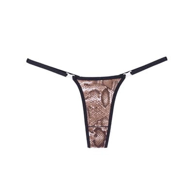 Calcinha Fio Dental Animal Print "Vem Cá" - Sensualle | Tamanho Único | Disponível em 4 Estampas