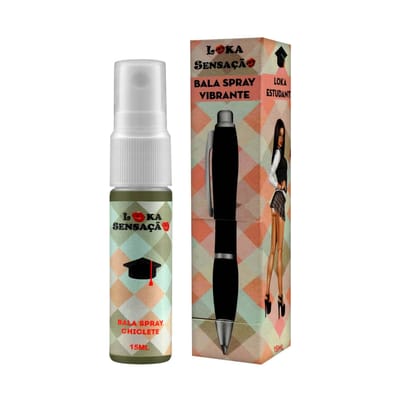 Gel em Spray com Efeito Adstringente - Loka Estudante | Aroma: Chiclete