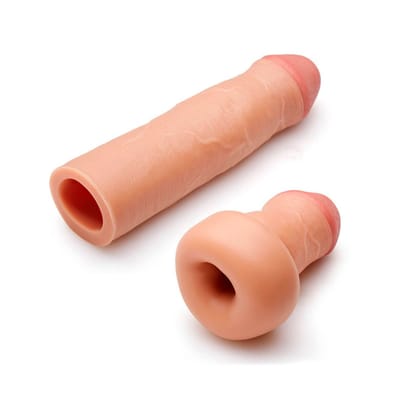 Capa Peniana Extensora com Preenchimento na Ponta - Lovetoy Nature Extender | 17 x 4 cm | Disponível em 2 Cores
