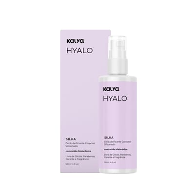 Lubrificante Corporal Siliconado com Ácido Hialurônico - HYALO SILKA | 120ml