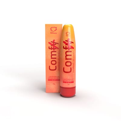 Lubrificante com Aroma de Coco com Aquecimento no Formato Personal - Sexy Fantasy Comfy+ | 100 Gramas