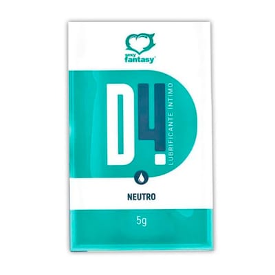 Gel Lubrificante Beijável à Base D'Água em Sachê - Sexy Fantasy D4 | 5g | Disponível em 3 Sabores