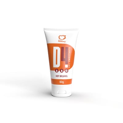 Lubrificante Lubrificante Íntimo Beijável - Sexy Fantasy D4 - 60g | Disponível em 4 Sabores