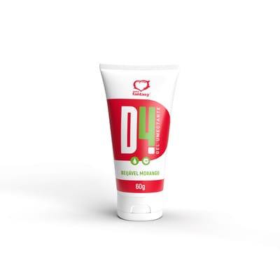 Lubrificante Lubrificante Íntimo Beijável - Sexy Fantasy D4 - 60g | Disponível em 4 Sabores
