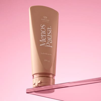 Lubrificante Neutro à base d'Água para Menopausa - Exclusiva Cosméticos MenosPausa | 200g