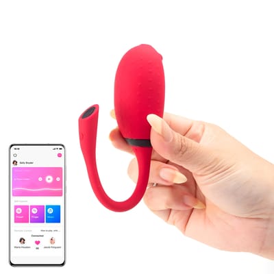 Estimulador de Ponto G e Clítoris Recarregável em Silicone com Controle Via App e 7 Modos de Vibração - Magic Motion Fugu | 11,3 x 3,5 cm | Disponível em 2 Cores