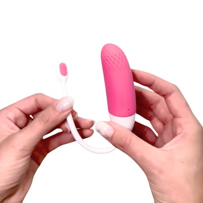 Estimulador de Ponto G e Clítoris em Silicone Recarregável, 7 Modos de Vibração e Aplicativo - Magic Motion Vini | 7 x 3,8 cm