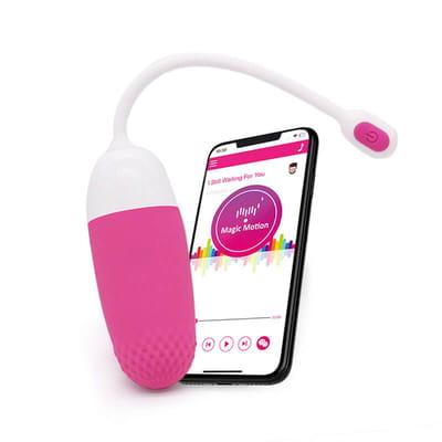 Estimulador de Ponto G e Clítoris em Silicone Recarregável, 7 Modos de Vibração e Aplicativo - Magic Motion Vini | 7 x 3,8 cm