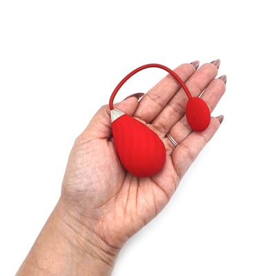 Cápsula Vibratória Recarregável em Silicone Soft Touch com 10 Modos de Vibração e Aplicativo - Magic Motion Sundae | 5,8 x 3,4 cm