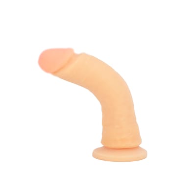 Prótese Peniana Realística com Glande Definida, Veias, Vértebra e Ventosa - Magic Sexy | 20 x 4,7 cm