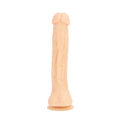 Prótese Peniana Gigante com Veias, Escroto, Glande e Ventosa - Magic Sexy | 21,4 x 4,4 cm
