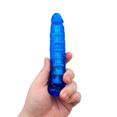 Prótese Realística Articulada em Jelly com Glande e Saliências - Magic Sexy | 14 x 3 cm | Disponível em 7 Cores