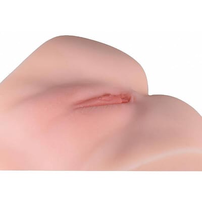 Maig - Masturbador Masculino com Forma de Vagina Realística em Cyberskin e 2 Orifícios Penetráveis - 19,5 x 20,5 cm