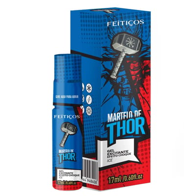 Gel Excitante com Efeito Eletrizante - Feitiços Martelo De Thor | 17 ml