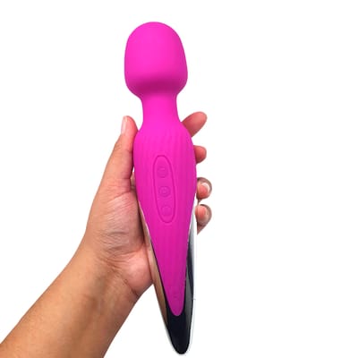 Massageador com 7 Modos de Vibração, Função Aquecimento e Recarregável - Pretty Love Antony | 26,3 x 4,7 cm