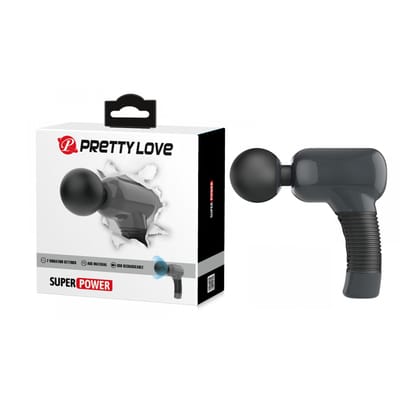 Massageador em Silicone com 7 Modos de Vibrações Potentes e Recarregável - Pretty Love Super Power | 29 x 5,6 cm | Disponível em 2 Cores