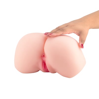 Masturbador em Forma de Bunda com Vagina e Ânus Penetráveis - SI Big Ass 2 | 23 x 27,5 cm