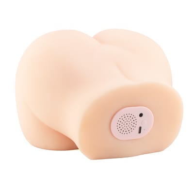 Masturbador Formato Bunda com Vagina e Ânus Penetráveis, Vibração e Gemidos por Toque - Sexy Import