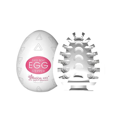 Masturbador em Formato de "Egg" em Silicone com Texturas Emaranhadas - Magical Kiss Stepper | 5,8 x 5 cm