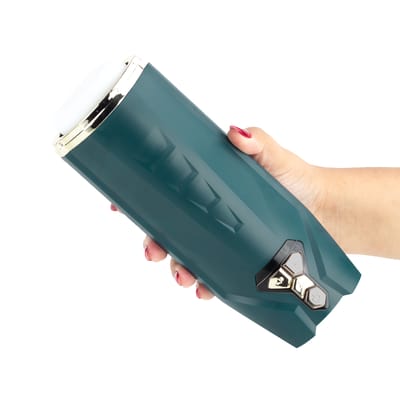 Masturbador Lanterna com Cerdas Massageadoras, 10 Modos Movimentos Vai e Vem, Modo Turbo, Função Aquecimento e Gemidos - Starship | Disponível em 2 Cores