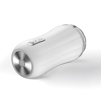 Masturbador Lanterna Recarregável com Visor de Led e 5 Modos de Vibração - Svakom Robin | 19,8 x 9,2 cm