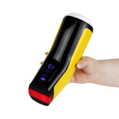 Masturbador Masculino com Design Ergonômico com 7 Modos de Vibração e Sucção - Dibe | 13 x 3,5 cm