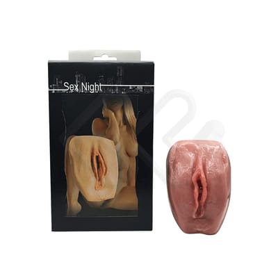 Masturbador Masculino em Formato de Vagina com Lábios - InNamorata Sex Night - 13,4 x 8,6 cm