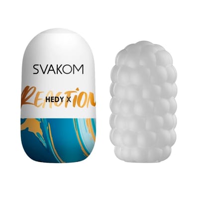 Masturbador em Silicone com Textura Interna em Esfera - Svakom Hedy X Reaction