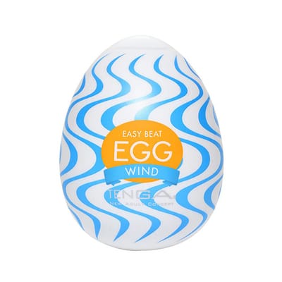 Masturbador Masculino em Silicone com Texturas Interna - Tenga Egg Wind