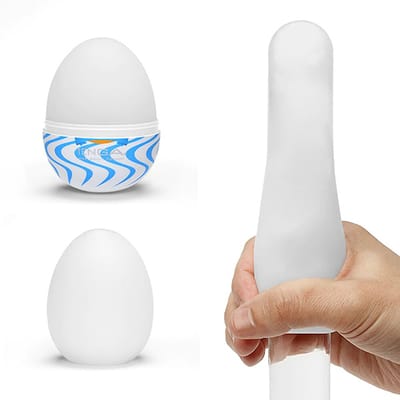 Masturbador Masculino em Silicone com Texturas Interna - Tenga Egg Wind