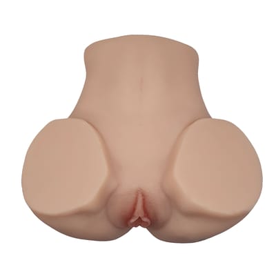 Masturbador Masculino em TPE no Formato de Bunda com Vagina e Ânus Penetráveis - Passion 2 | 24 x 19 cm