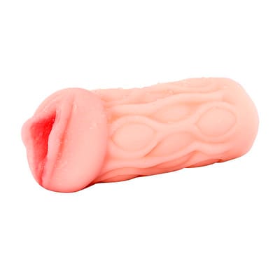 Masturbador Masculino em TPE com Formato de Vagina e Canal Interno Texturizado - ST | 10 x 2 cm
