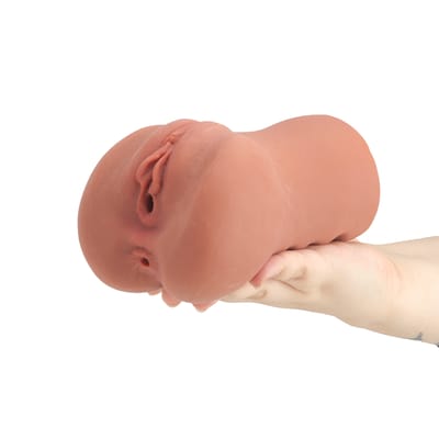 Masturbador Masculino em TPR no Formato de Vagina e Ânus Penetráveis | 14,5 x 3,5 cm | Disponível em 2 Cores