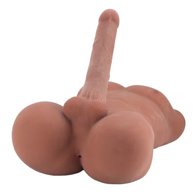 Masturbador Meio Corpo Masculino em TPE com Pênis Realista Ânus Penetrável - Sexy Import | 50,5 x 24 cm