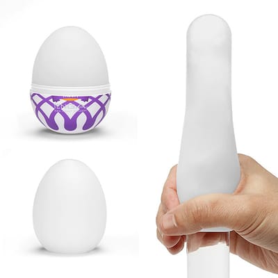 Masturbador em Silicone com Texturas Interna - Tenga Egg Mesh