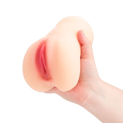 Masturbador Super Realista de Vagina e Ânus Penetráveis com Textura Interna - Sexy Import Super Real Maig | 13 x 3 cm