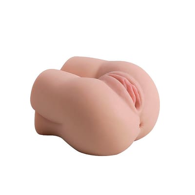 Masturbador em TPE no Formato de Bunda com Vagina e Ânus Penetráveis - Big Ass | 15 x 17 cm
