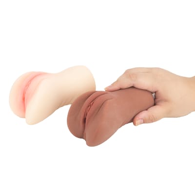 Masturbador em TPE com Formato Virilha, Vagina Penetrável e Textura Realista - Disponível em 2 Cores